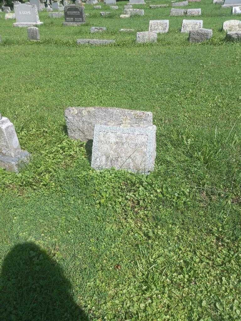 Elizabeth J. Gray's grave. Photo 1