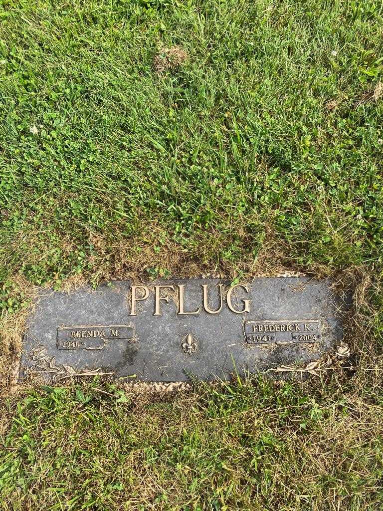 Frederick K. Pflug's grave. Photo 3