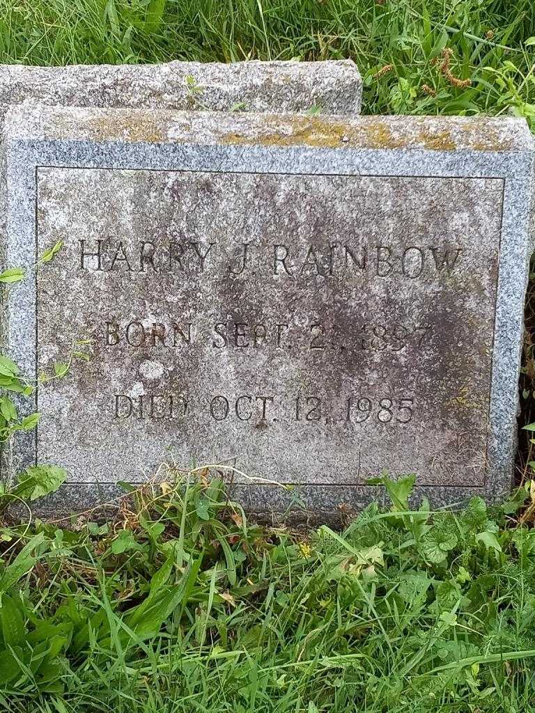 Harry J. Rainbow's grave. Photo 3