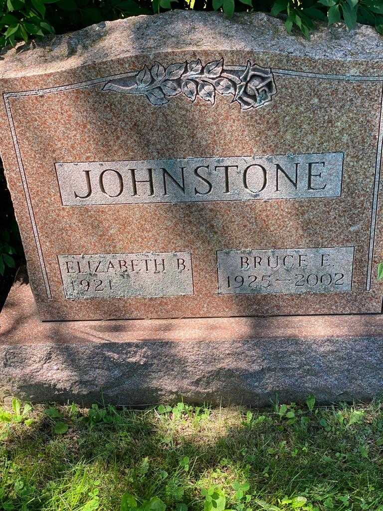 Elizabeth B. Johnstone's grave. Photo 3