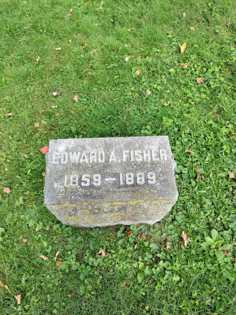 Edward A. Fisher's grave. Photo 3