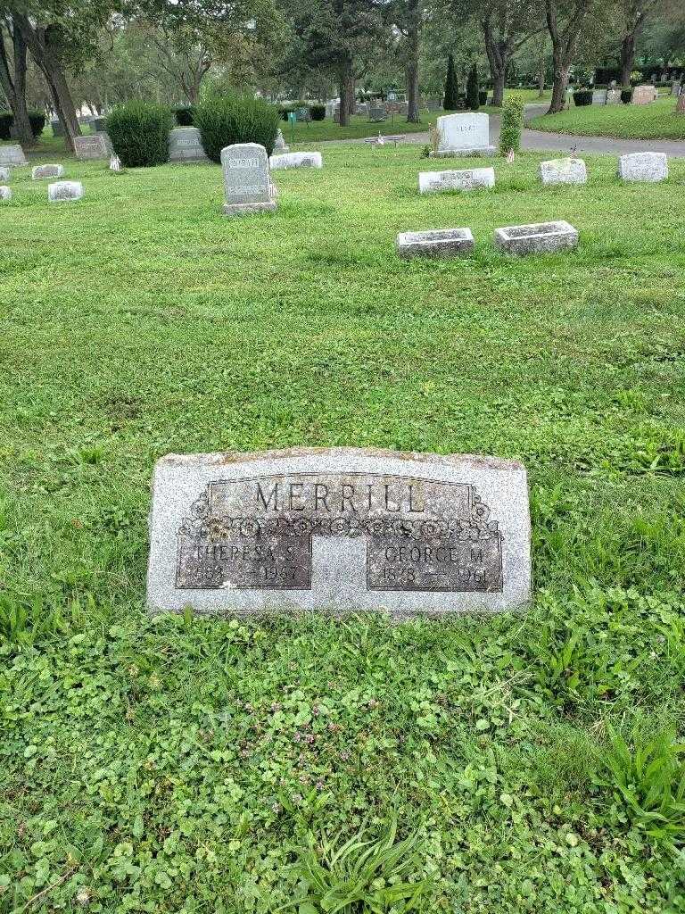 Theresa S. Merrill's grave. Photo 3