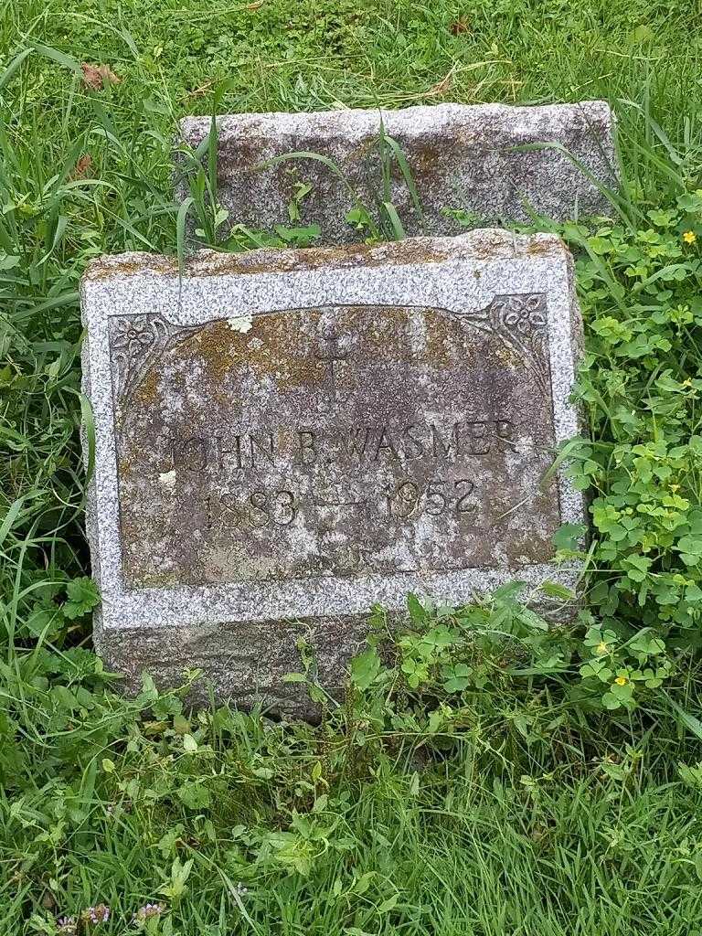 John B. Wasmer's grave. Photo 3