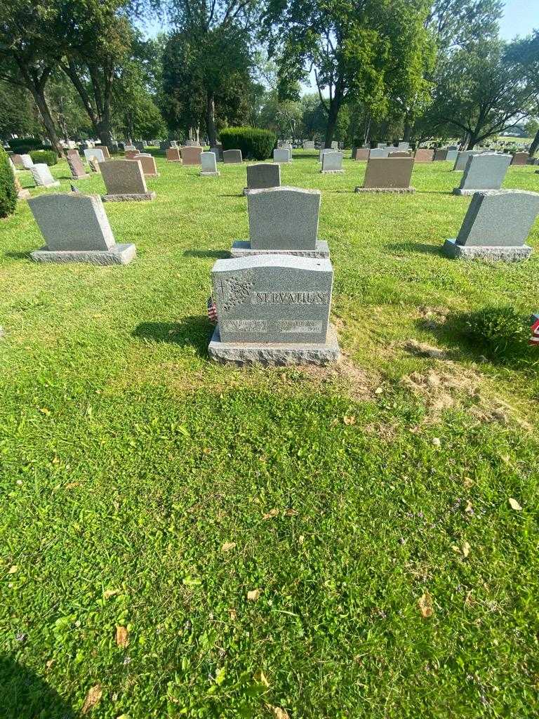 Arthur E. Servatius's grave. Photo 1