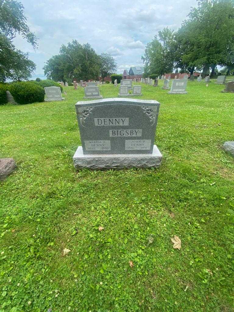 John H. Denny's grave. Photo 1