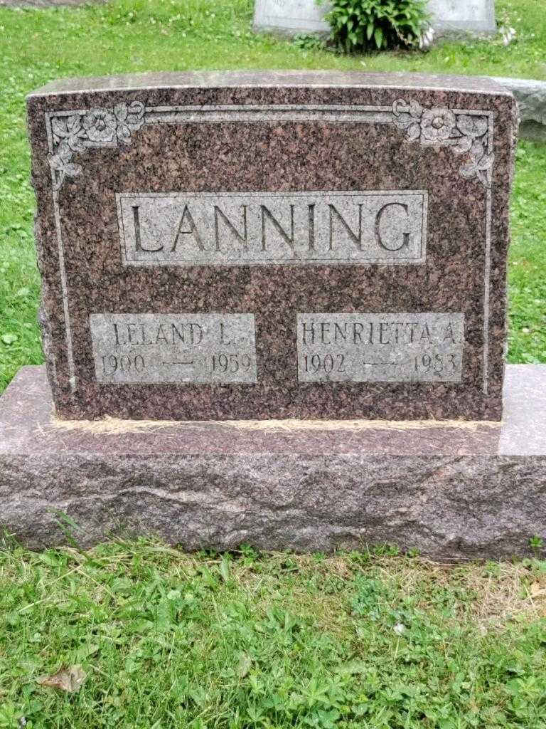 Leland L. Lanning's grave. Photo 3
