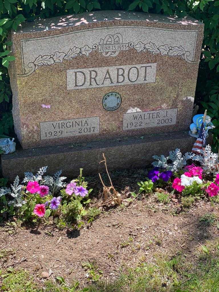 Walter J. Drabot's grave. Photo 3