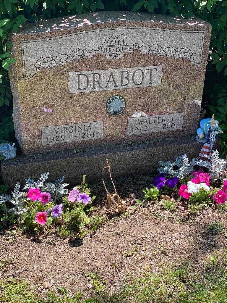 Walter J. Drabot's grave. Photo 3