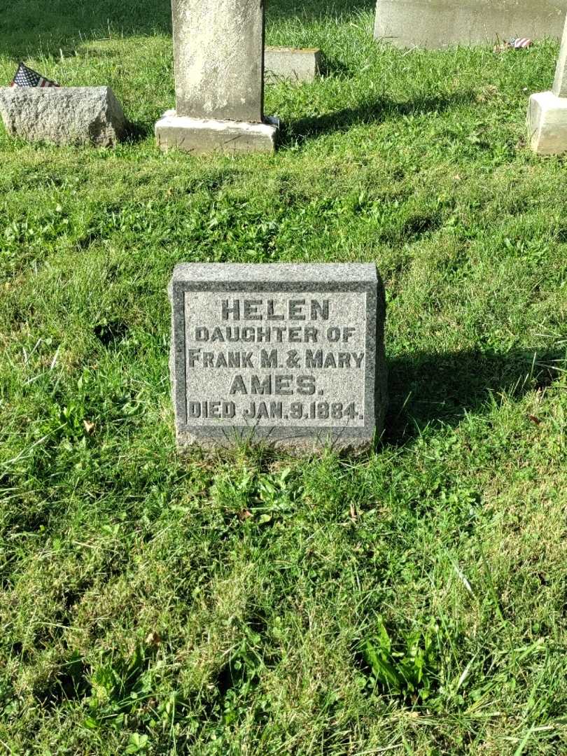 Helen Ames's grave. Photo 2