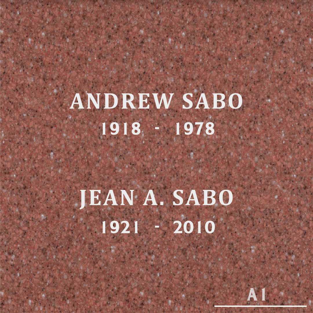 Andrew Sabo's grave