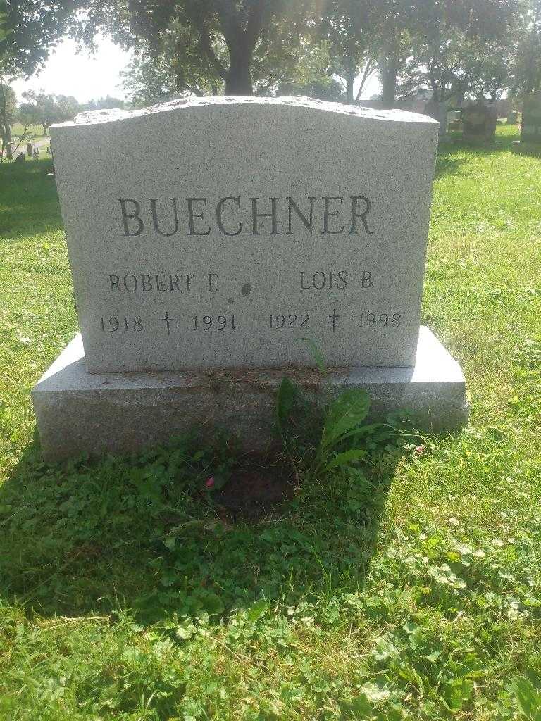 Lois B. Buechner's grave. Photo 2