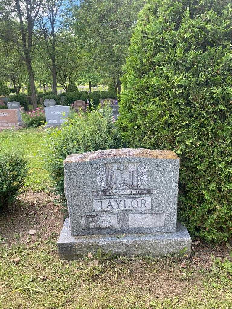 Floyd E. Taylor's grave. Photo 2