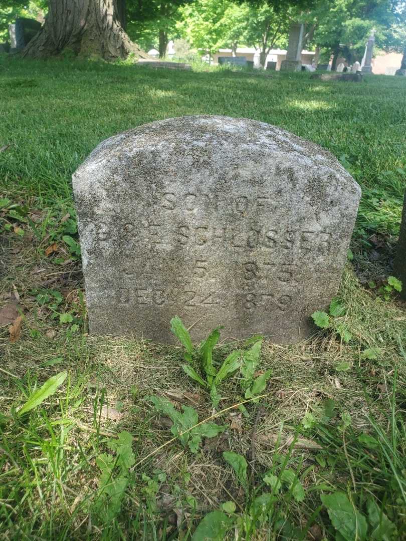 Charles L. "Chas" Schlosser's grave. Photo 4