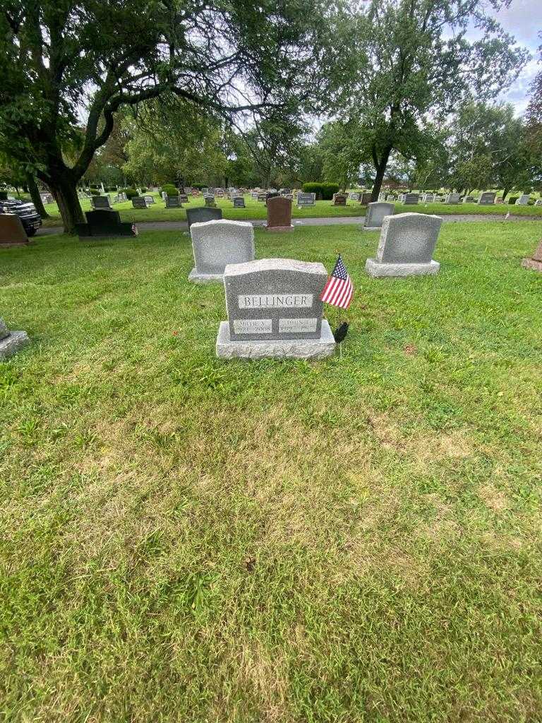Millie V. Bellinger's grave. Photo 1