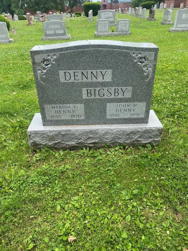 John H. Denny's grave. Photo 2