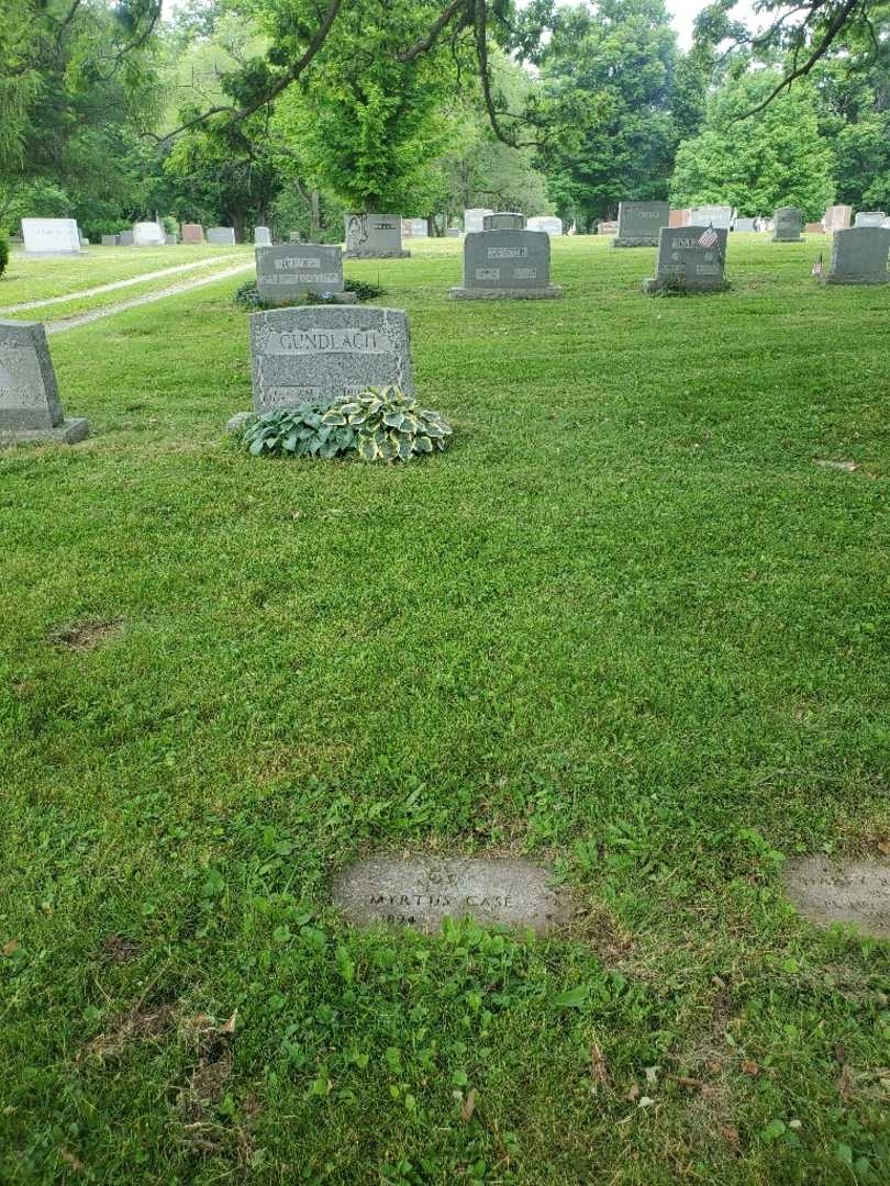 Myrtus C. Case's grave. Photo 2