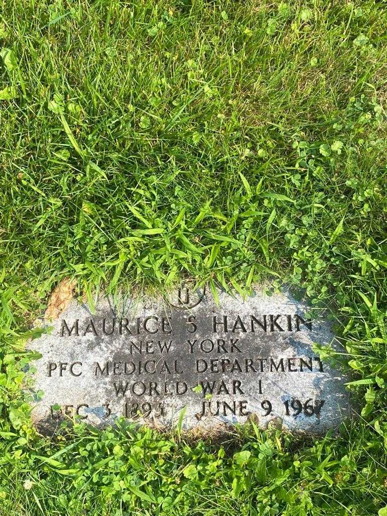 Maurice S. Hankin's grave. Photo 4