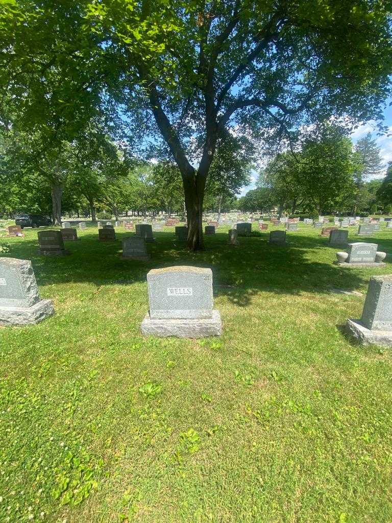 Edward O. Wells's grave. Photo 1