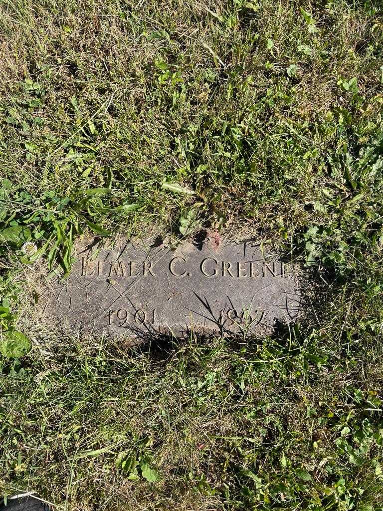 Elmer C. Greene's grave. Photo 3