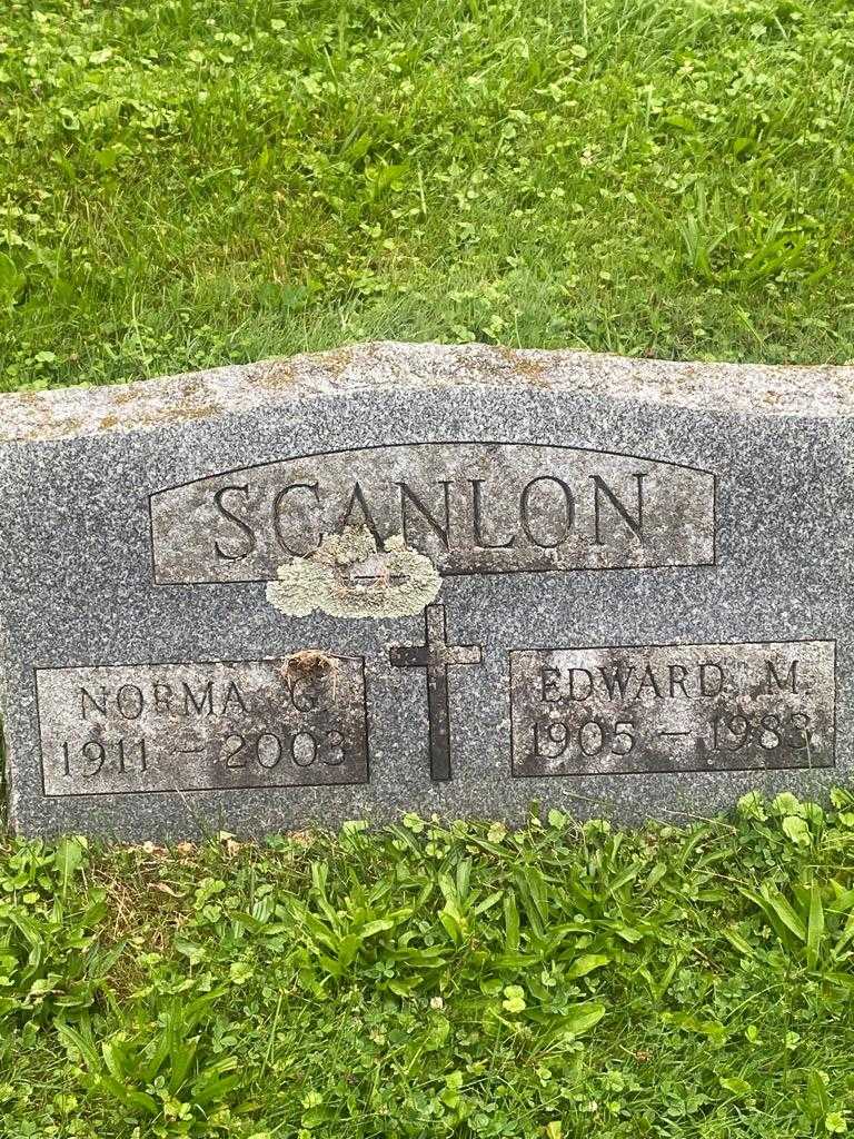 Edward M. Scanlon's grave. Photo 3