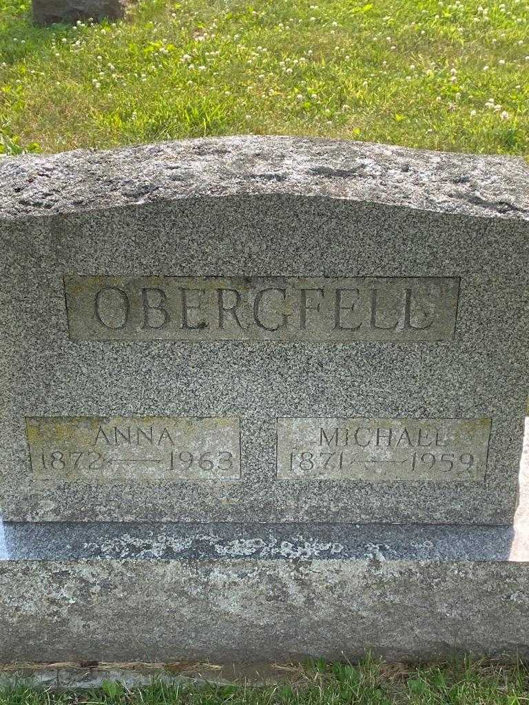 Michael Obergfell's grave. Photo 3