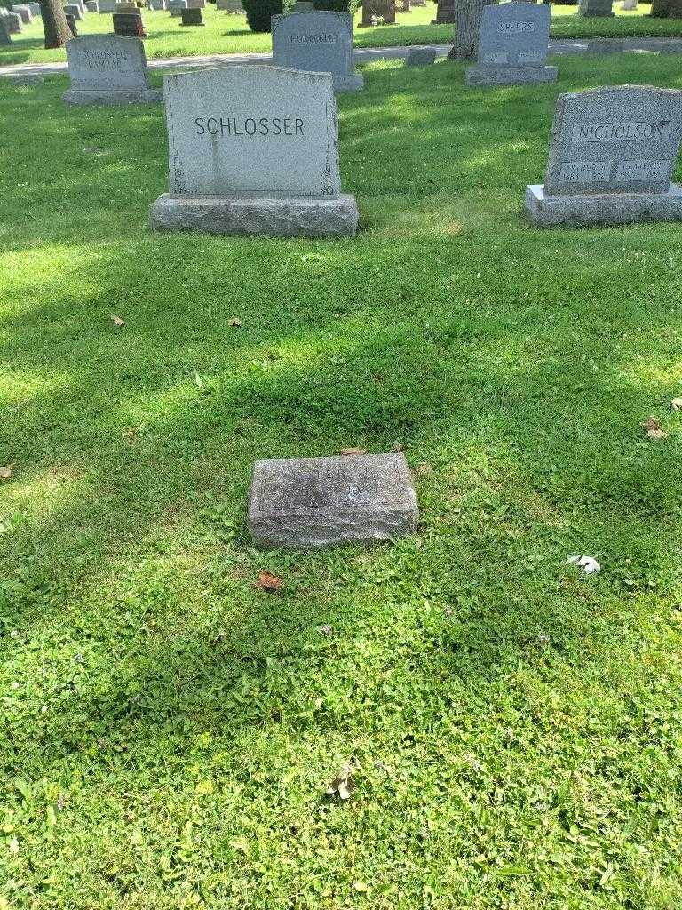 Peter J. Schlosser's grave. Photo 1