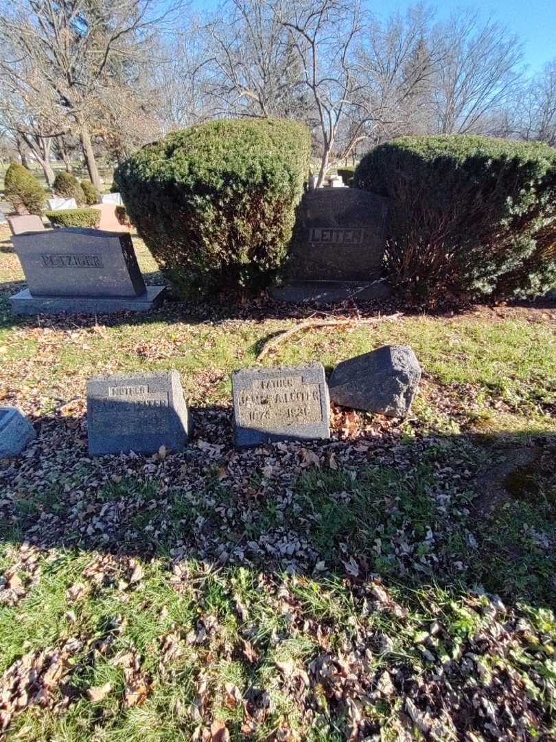 James A. Leiter's grave. Photo 1