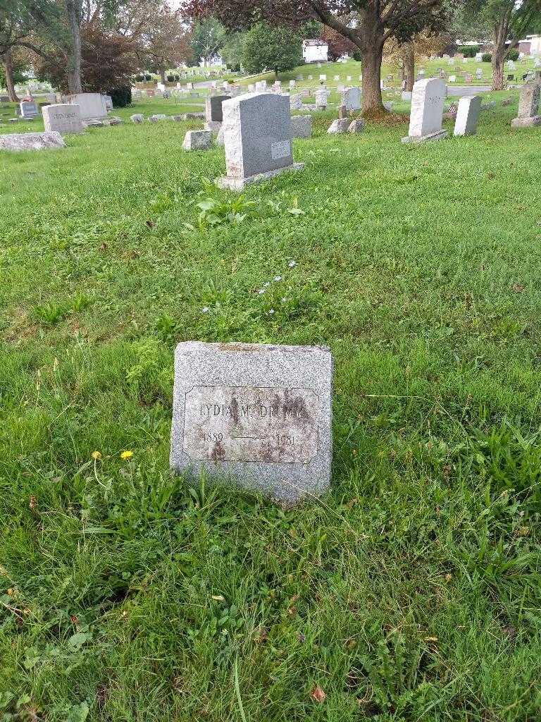 Lydia M. Drumm's grave. Photo 1