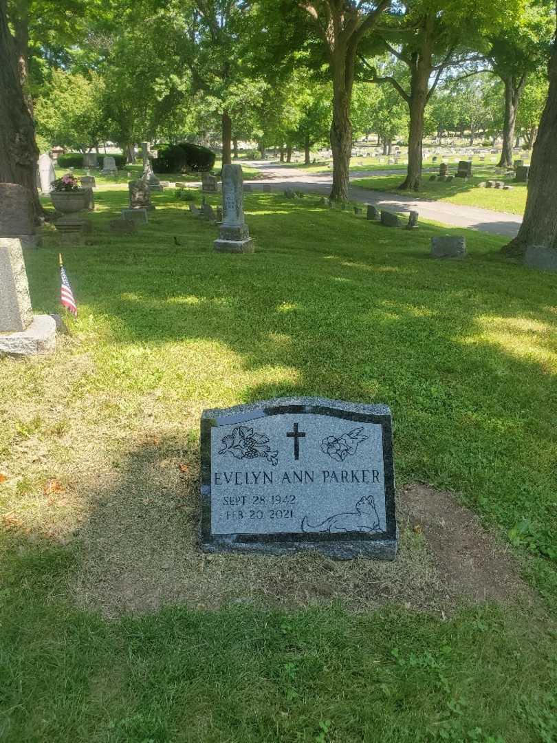 Evelyn Ann Parker's grave. Photo 1