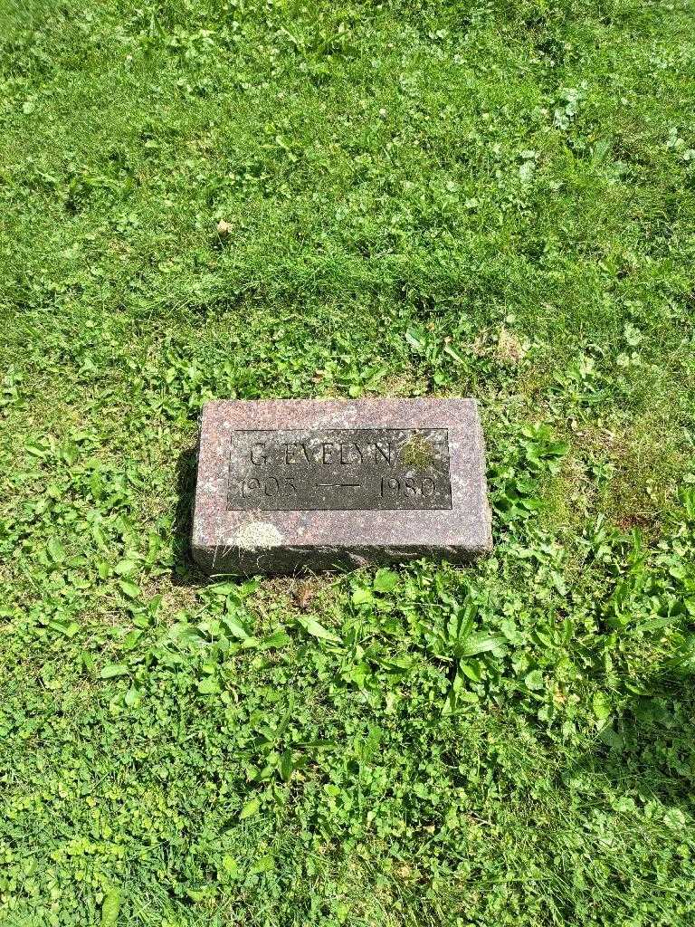 Evelyn G. Wallon's grave. Photo 2