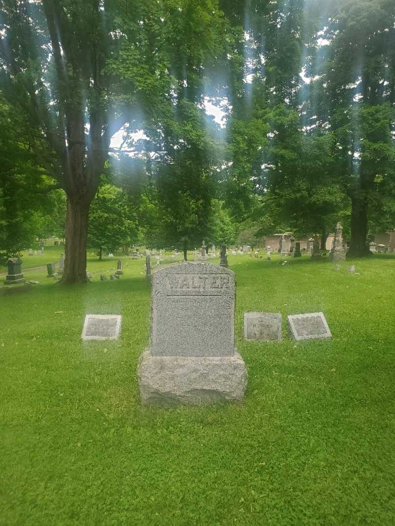 Mary E. Walter's grave. Photo 2