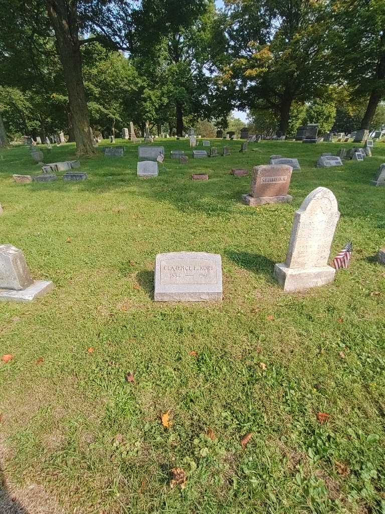 Clarence H. Korb's grave. Photo 1