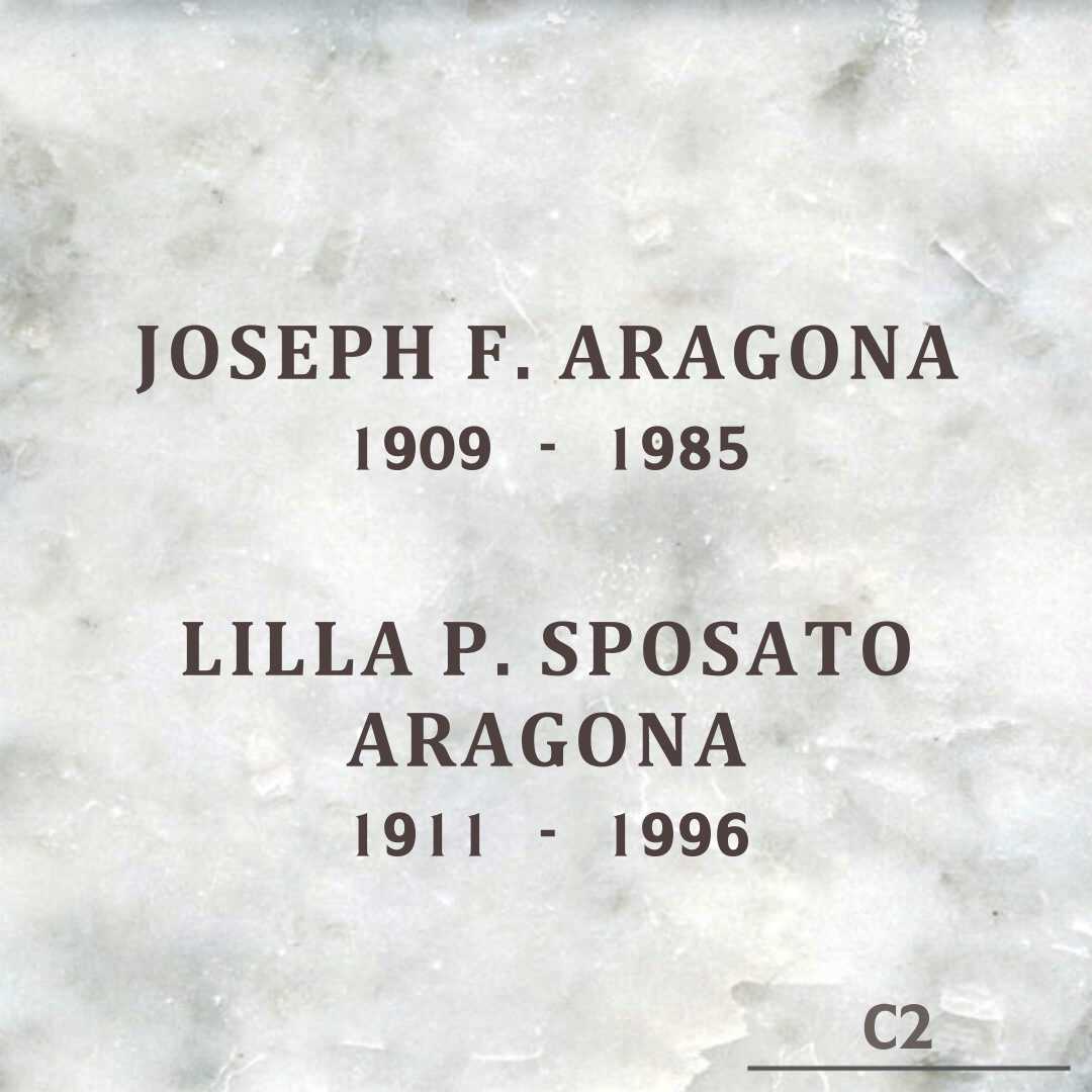 Joseph F. Aragona's grave