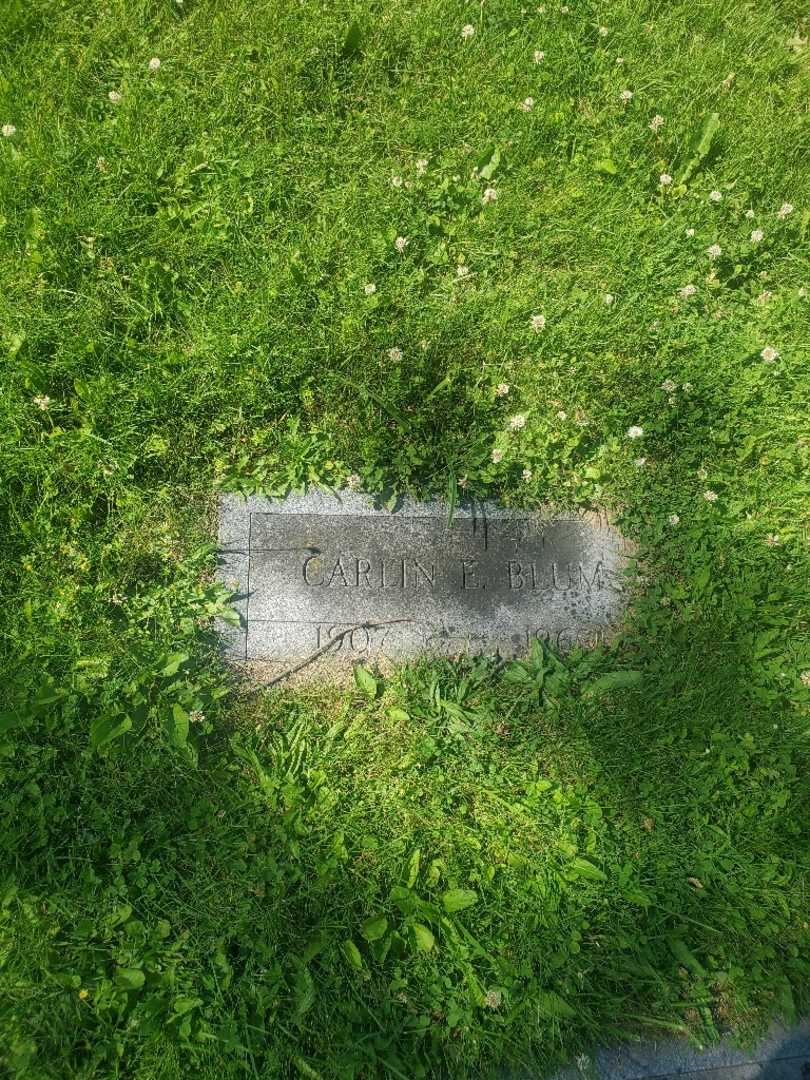 Carlin Blum Eckel's grave. Photo 3