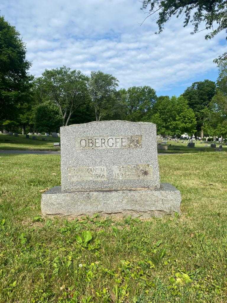 Herman M. Obergfell's grave. Photo 2