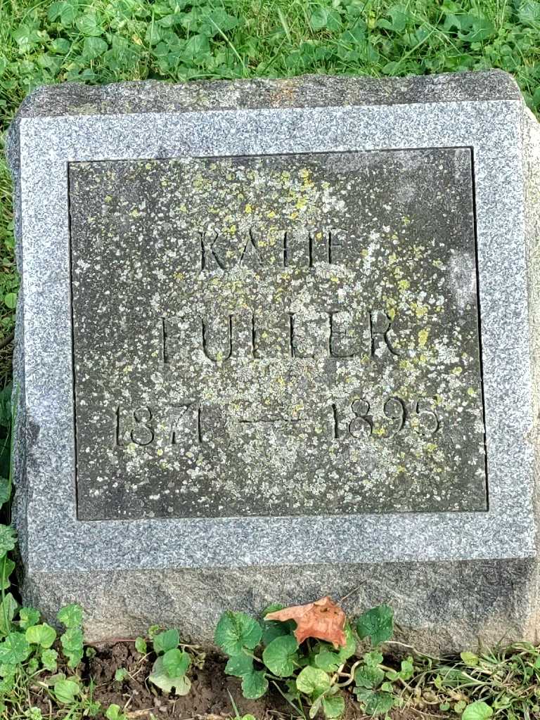 Katie E. Fuller's grave. Photo 3