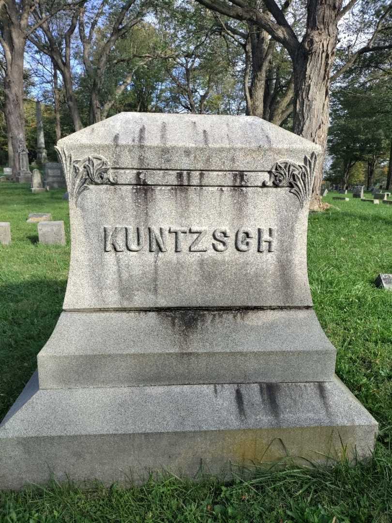 Charles A. Kuntzsch's grave. Photo 4