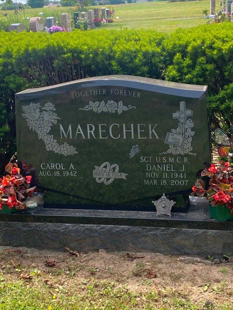 Daniel J. Marechek's grave. Photo 3