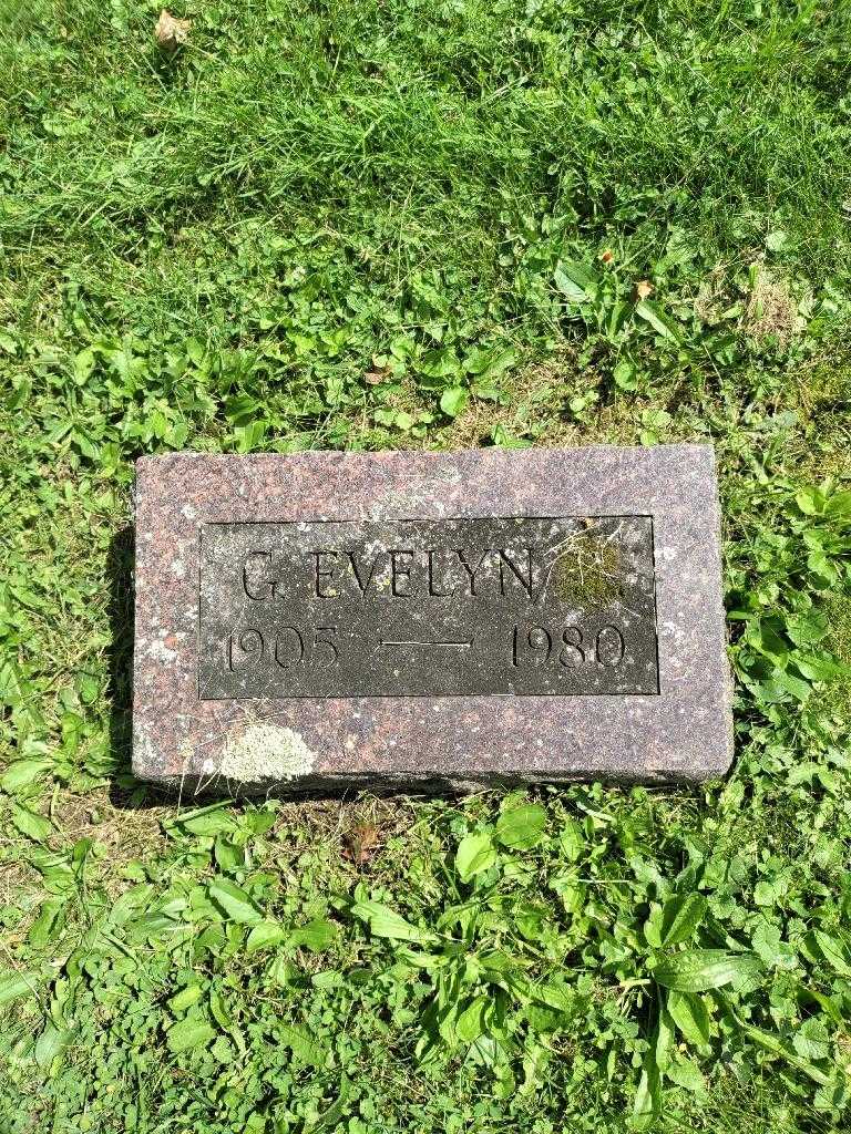 Evelyn G. Wallon's grave. Photo 3