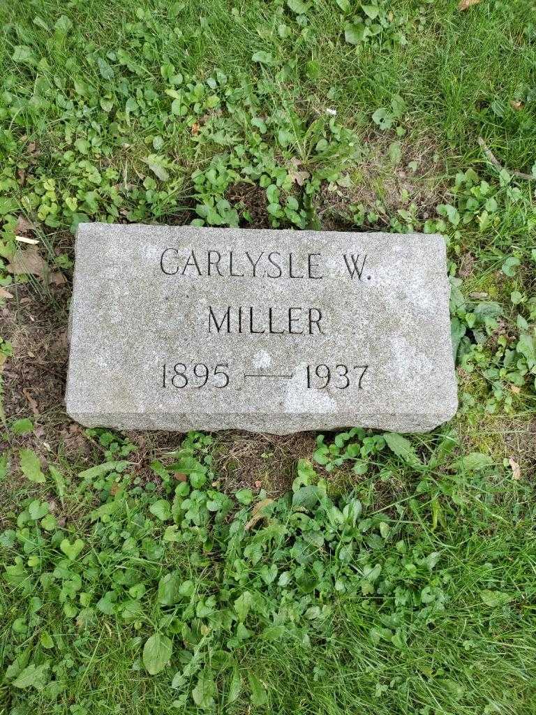 Carlysle W. Miller's grave. Photo 2