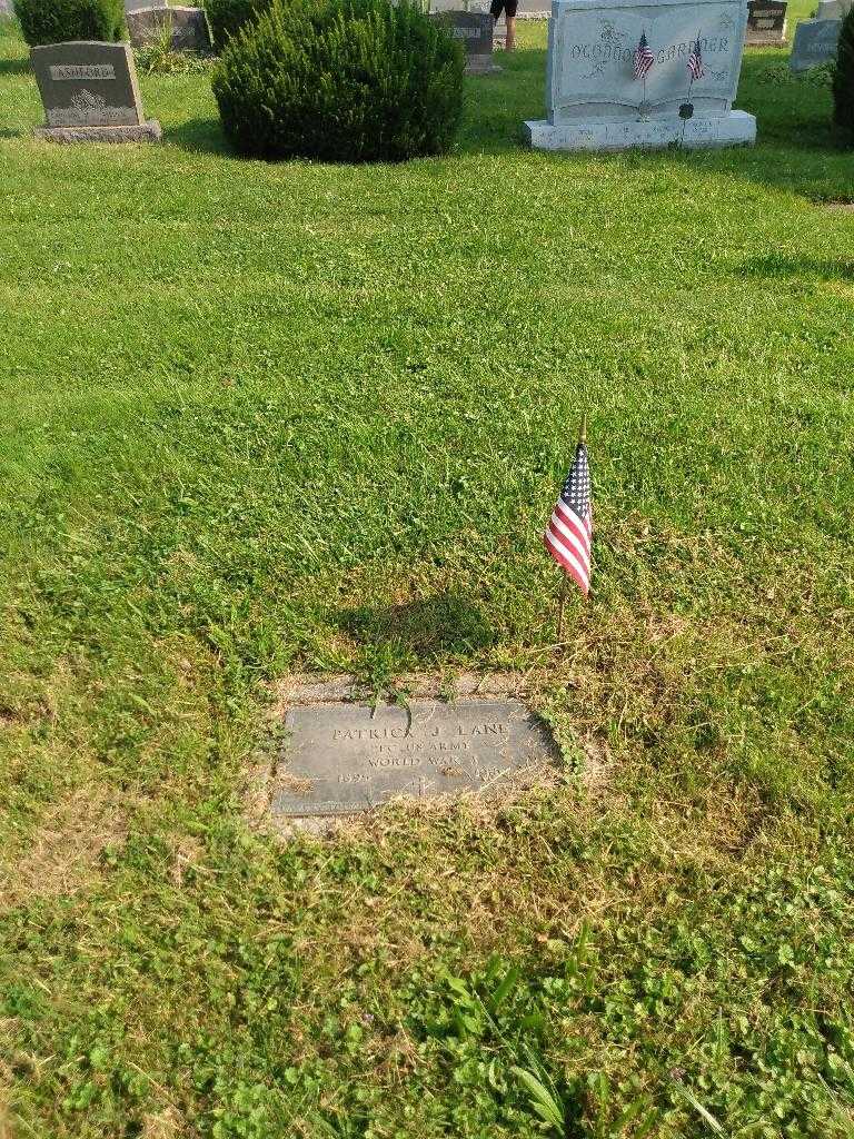 Patrick J. Lane's grave. Photo 1