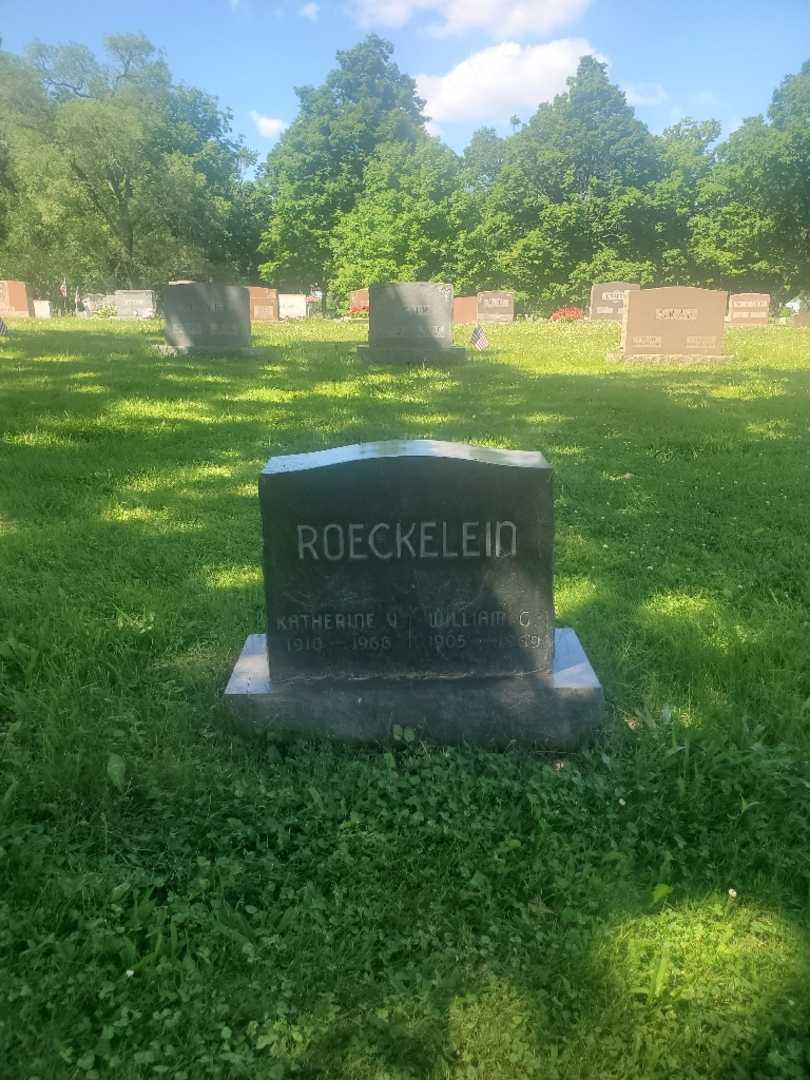 Katherine V. Roeckelein's grave. Photo 2