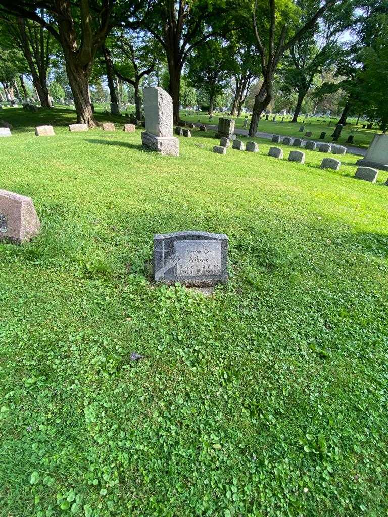 Joseph Lee Gibson's grave. Photo 2