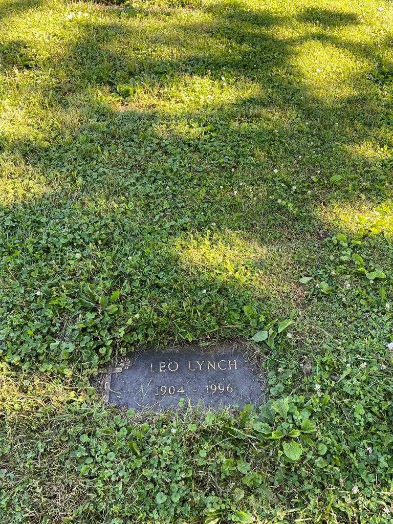 Leo Lynch's grave. Photo 3
