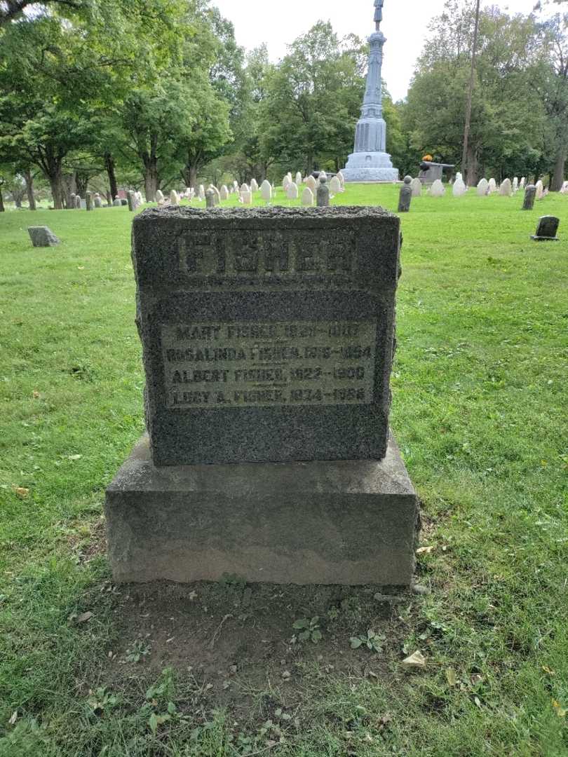 Albert Fisher's grave. Photo 2