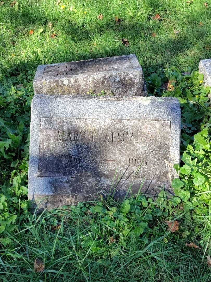 Mary P. Allgaier's grave. Photo 2