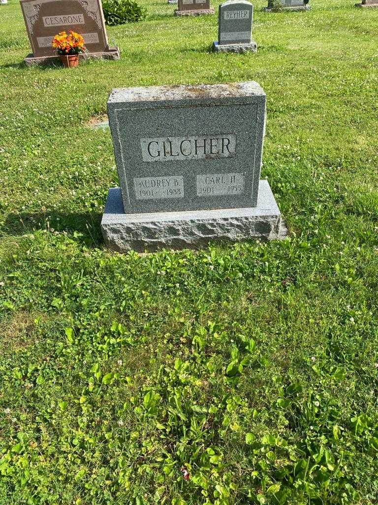 Carl H. Gilcher's grave. Photo 2