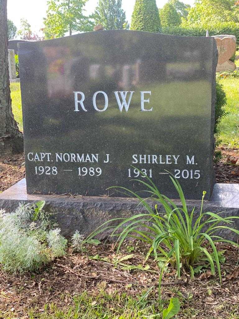 Norman J. Rowe's grave. Photo 3