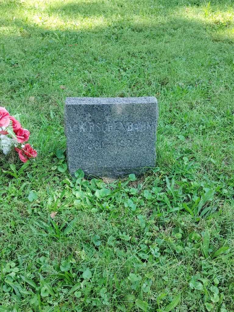 Mary A. Kirschenbaum's grave. Photo 2