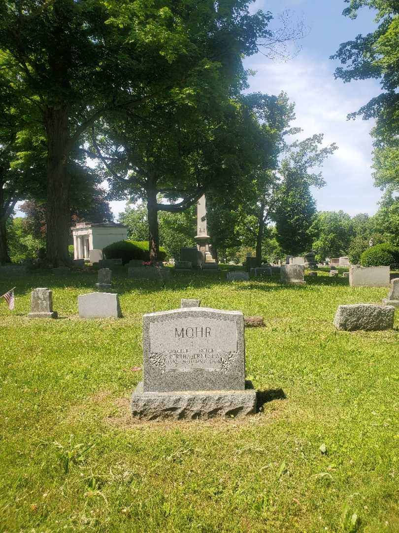 Ernest A. Mohr's grave. Photo 1